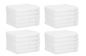 Preview: Betz 20 Stück Gästehandtücher PALERMO 100% Baumwolle Größe 30x50 cm Farbe Weiß