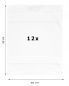 Preview: Betz Lot de 12 Serviettes d'invité Taille 30x50 cm 100% Coton Palermo Couleur Blanc