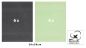 Preview: Betz paquete de 12 piezas de toalla de tocador PALERMO tamaño 30x50cm 100% algodón de color antracita y verde