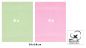 Preview: Betz 12 asciugamani per ospiti Palermo 100 % cotone misure 30 x 50 cm colore rosa e verde