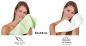 Preview: Betz 12 asciugamani per ospiti Palermo 100 % cotone misure 30 x 50 cm colore bianco e verde