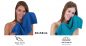 Preview: Betz 12 asciugamani per ospiti PALERMO 100 % cotone misure 30x50 cm blu e petrolio