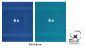 Preview: Betz 12 piece guest towel set PALERMO 100% cotton 30x50 cm blue and  teal
