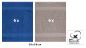 Preview: Betz Lot de 12 serviettes d'invité PALERMO 100% coton taille 30x50 cm bleu - gris pierre