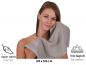 Preview: Betz Lot de 12 serviettes d'invité PALERMO 100% coton taille 30x50 cm plusieurs couleurs aux choix