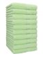 Preview: Betz Lot de 10 serviettes de toilette Palermo taille 50x100 cm 100% coton couleur vert