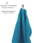 Preview: Betz Lot de 10 serviettes de toilette Palermo taille 50x100 cm 100% coton couleur bleu pétrole
