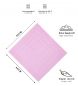 Preview: Betz 10 Pieces Bath Shower Mats Rugs PALERMO size: 60 x 60 cm  Quality: 680 g/m² colour rose