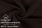 Preview: Betz 3-tlg. XXL Saunatuch Set PREMIUM 100%Baumwolle 1 Saunatuch 2 Handtücher Farbe dunkelbraun