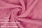 Preview: Betz 3-tlg. XXL Saunatuch Set PREMIUM 100%Baumwolle 1 Saunahandtuch 2 Handtücher Farbe altrosa