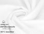 Preview: Betz Badetuch PREMIUM 100% Baumwolle 100x150 cm Farbe weiß