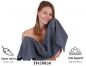 Preview: Betz BERLIN set of 6 towels 2x MAXI bath towels 100 x 150 cm 4x hand towels 50 x 100 cm 100% cotton