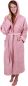 Preview: Betz Set of 3 Bathrobes with hood for men and women - sauna bathrobe 100% cotton - sauna dressing gown– BERLIN colour lotus Size L/XL