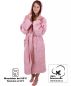 Preview: Betz Set of 3 Bathrobes with hood for men and women - sauna bathrobe 100% cotton - sauna dressing gown– BERLIN colour lotus Size L/XL