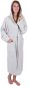 Preview: Betz Set of 3 Bathrobes with hood for men and women - sauna bathrobe 100% cotton - sauna dressing gown– BERLIN colour silver grey  Size S/M