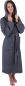 Preview: Betz Set of 3 Bathrobes with hood for men and women - sauna bathrobe 100% cotton - sauna dressing gown– BERLIN colour dark grey  Size L/XL