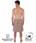 Preview: Betz terry Sauna Kilt with buttons for men 100% cotton 420 g/m² - BERLIN