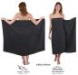 Preview: Betz Toalla de baño sauna XXL DRESDEN 100% algodón diferentes tamaños gris oscuro