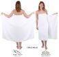 Preview: Betz Toalla de baño sauna XXL DRESDEN 100% algodón diferentes tamaños blanco