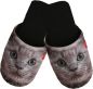 Preview: Betz Zapatillas pantuflas  para mujer y hombre con motivo de gato. M / L