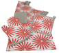 Preview: 3 Piece Kitchen Set Apron Oven Cloth Oven Glove FLOWER