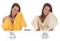 Preview: Betz 12 Piece Towel Set PREMIUM 100% Cotton 2 Wash Mitts 2 Wash Cloths 2 Guest Towels 4 Hand Towels 2 Bath Towels - honey/sand
