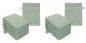 Preview: Betz Set di 20 guanti da bagno PREMIUM misure 16x21 cm 100% cotone colore verde fieno
