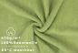 Preview: Betz PREMIUM Waschandschuhe 20-teilig - Frottee Waschlappen - aus 100% Baumwolle – 16 cm x 21 cm Avocadogrün