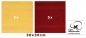 Preview: Betz 10 Lavette salvietta asciugamano per il bidet Premium 100 % cotone misure 30 x 30 cm colore giallo miele e rosso rubino