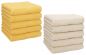 Preview: Betz 10 Stück Seiftücher PREMIUM 100% Baumwolle Größe 30x30 cm Farbe honiggelb - sand