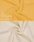 Preview: Betz 10 Lavette salvietta asciugamano per il bidet Premium 100 % cotone misure 30 x 30 cm colore giallo miele e sabbia