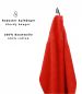 Preview: Betz Paquete de 20 toallas faciales PREMIUM 100% algodón 30x30 cm color rojo