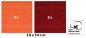 Preview: Betz 10 Lavette salvietta asciugamano per il bidet Premium 100% cotone misure 30x30 cm colore arancio sanguinello e rosso rubino