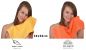 Preview: Betz Paquete de 10 toallas de tocador PREMIUM 100% algodón 30x50 cm color amarillo miel y naranja sanguíneo
