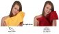 Preview: Betz Lot de 10 serviettes d'invités serviette invité taille 30x50 cm en 100% coton Premium couleur jaune miel et rouge rubis