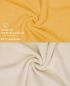 Preview: Betz 10 Piece Towel Set PREMIUM 100% Cotton 10 Guest Towels 30x50 cm colour honey and sand