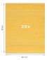Preview: Betz 20 toallas de tocador PREMIUM 100% algodón 30x50 cm color amarillo miel