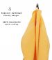 Preview: Betz 20 toallas de tocador PREMIUM 100% algodón 30x50 cm color amarillo miel