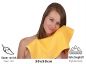 Preview: Betz PREMIUM Gästehandtücher-Set - 20 teiliges Gesichtstücher-Set -  Handtücher-Set - Händehandtücher - 30 x 50cm Honiggelb