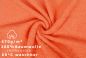 Preview: Betz 20 toallas de tocador PREMIUM 100% algodón 30x50 cm color naranja sanguineo