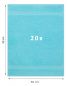 Preview: Betz 20 Piece Guest Towels PREMIUM 100% Cotton 30x50 cm colour turquoise