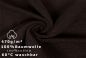 Preview: Betz 20 Piece Guest Towels PREMIUM 100% Cotton 30x50 cm colour dark brown