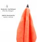 Preview: Betz 20 Piece Guest Towels PREMIUM 100% Cotton 30x50 cm colour orange