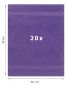 Preview: Betz 20 Piece Guest Towels PREMIUM 100% Cotton 30x50 cm colour purple