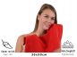 Preview: Betz 20 Piece Guest Towels PREMIUM 100% Cotton 30x50 cm colour red