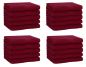 Preview: Betz 20 Piece Guest Towels PREMIUM 100% Cotton 30x50 cm colour dark red