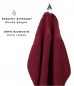 Preview: Betz 20 Piece Guest Towels PREMIUM 100% Cotton 30x50 cm colour dark red