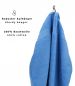 Preview: Betz 20 toallas de tocador PREMIUM 100% algodón 30x50 cm color azul claro