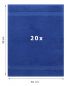 Preview: Betz 20 Piece Guest Towels PREMIUM 100% Cotton 30x50 cm colour royal blue