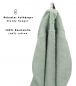 Preview: Betz 20 Piece Guest Towels PREMIUM 100% Cotton 30x50 cm colour hay green